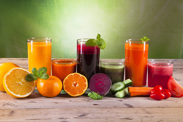 Healing properties of fruit juices