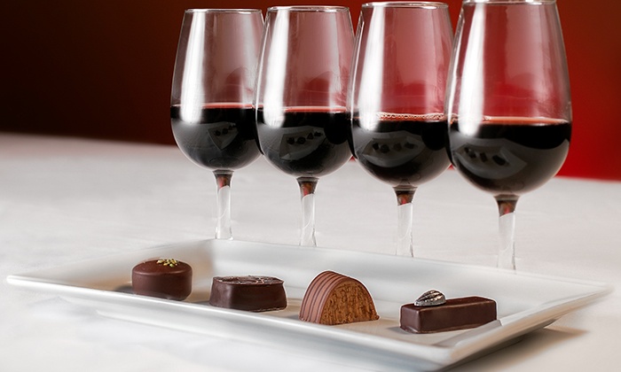 Chocolate with wine