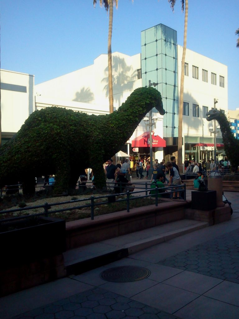 santa monica shopping area, Third Street Promenade