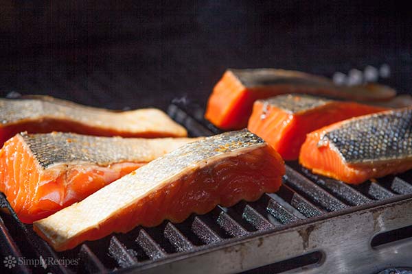 Place the Salmon on the grill