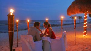candle-light dinner