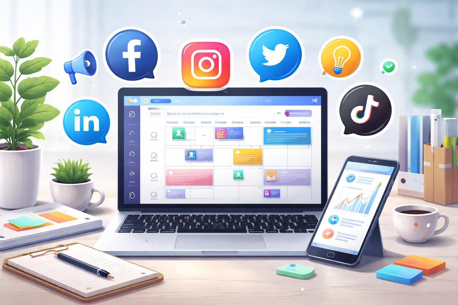 Best AI Social Media Schedulers & Content Tools